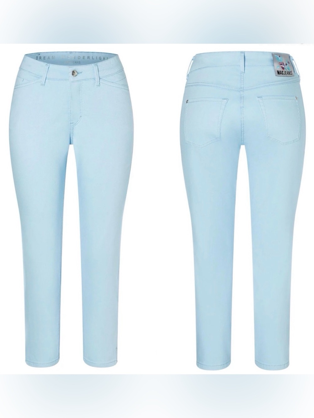 NWOT Mac Jeans Dream Summer Wonder Light Dusk Blue Jeans 40/10 5492-00-0351 171R